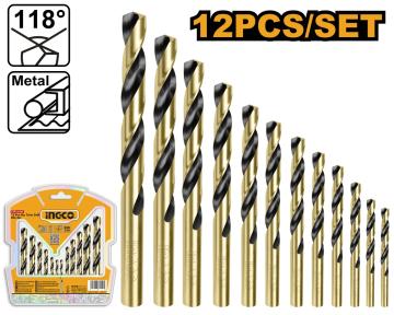 Burghie HSS Metal Set 12buc ingco AKDB1125