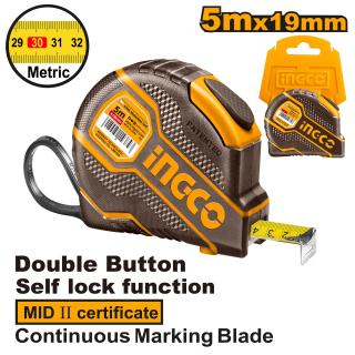 Ruleta Autoblocaj 8m Grosime 25mm INGCO HSMT08081E