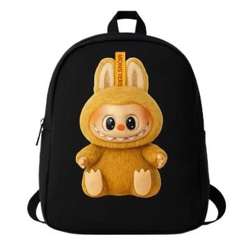 Ghiozdanel pentru copii cu un compartiment NEGRU