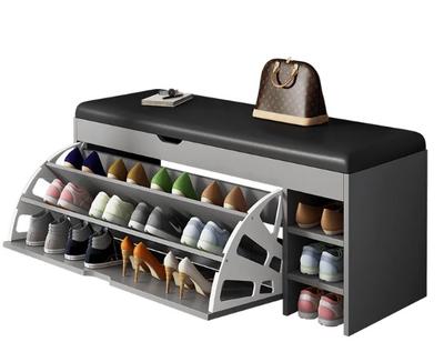 Dulap pentru pantofi tip bancheta GRI 100 X 34 X 51