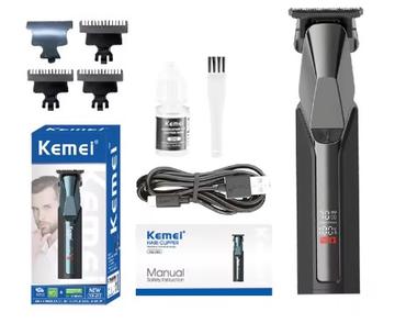 Masina de tuns KEMEI KM 282 cu display digital si incarcare USB