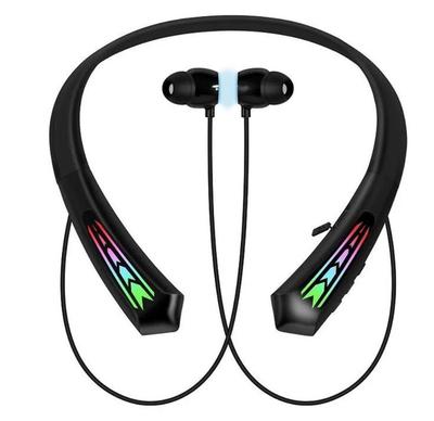 Casti audio Bluetooth sport Q EF19 LED RGB stereo fitness alergare