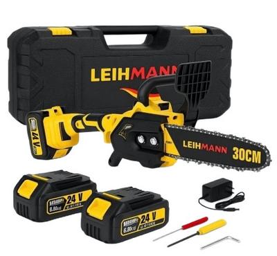 Drujba electrica LEIHMANN cu 2 acumulatori 48V lama 30cm