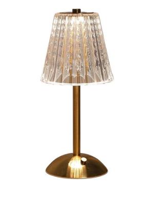 Lampa de birou LED integrat atingere dimabila auriu 1800mAh Q LED102