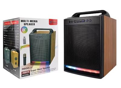 Boxa wireless patrata ZQS8170 de 8 inch cu microfon