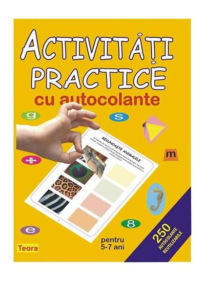Activități practice cu autocolante 5-7 ani - Paperback brosat - *** - Teora