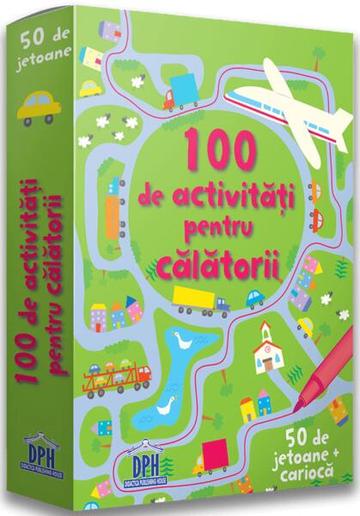 100 de activități pentru călătorii. 50 de jetoane + cariocă - Paperback - *** - Didactica Publishing House