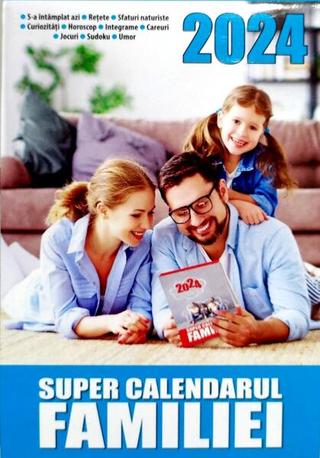 Super calendarul familiei 2026, format 11x16 cm, 365 file