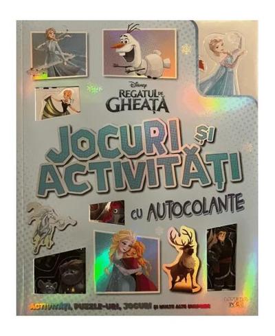 Disney. Regatul de gheață. Jocuri și activități cu autocolante - Hardcover - Disney - Litera mică