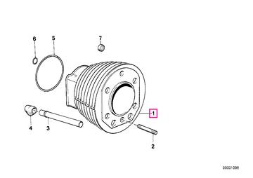 "Nikasil"-cylinder D=82
