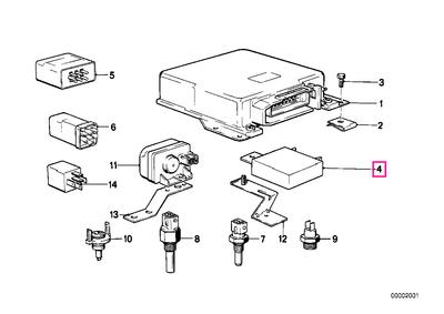 Control unit idling control 12-POL