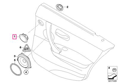 Harman Kardon tweeter SCHWARZ