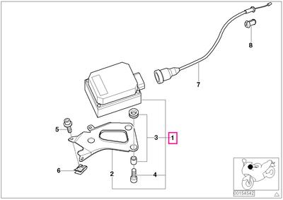 Control unit f cruise control