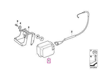 Control unit f cruise control