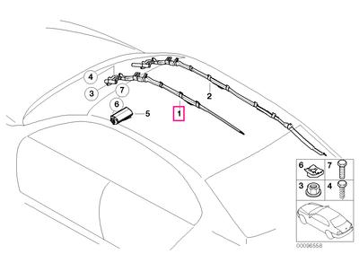 AHPS1 Head airbag, right