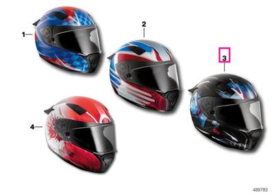 Helmet Race Black Matrix 62/63 ECE