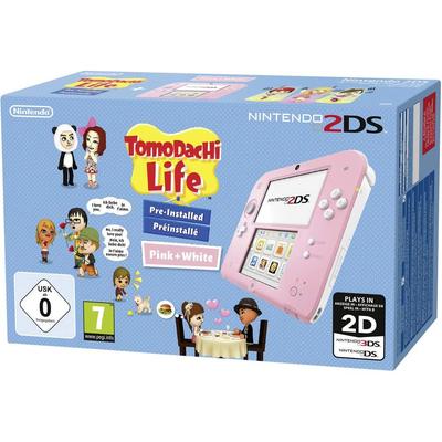 Consola Nintendo 2Ds, Tomodachi Life, Alb si Roz
