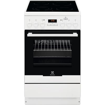 Aragaz electric Electrolux EKC54950OW, PlusSteam, Vitroceramic, Grill, Clasa A