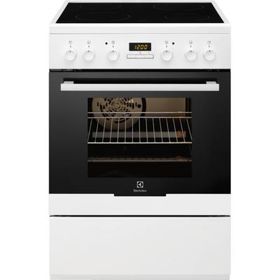 Aragaz electric Electrolux EKC64500OW, Vitroceramic, Grill, Clasa A