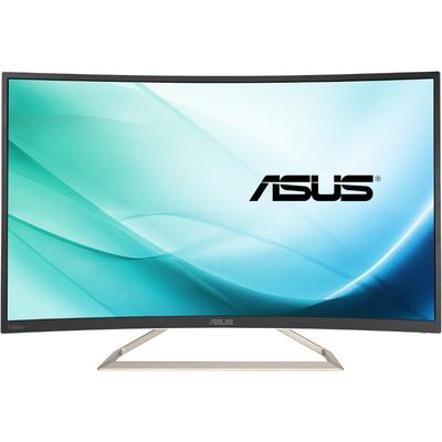 Monitor Gaming Curbat LED VA Asus 31.5", Full HD, 144Hz,  Flicker Free,  DVI, Alb, VA326N-W