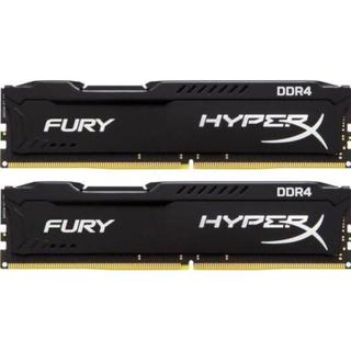 Memorie HyperX Fury Black, 8GB, DDR4, 2400MHz, CL15, 1.2V, Kit 2x4GB