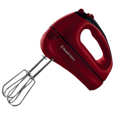 Mixer de mana Russell Hobbs 18966-56, 380 W, 5 viteze, Rosu