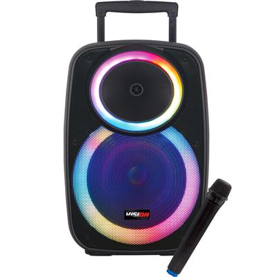 Boxa Karaoke Vision Touch VBPK40W01N, 40W, Microfon inclus, Negru