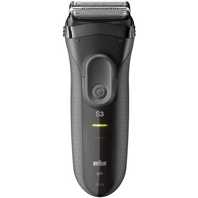 Aparat de ras Braun 3000BT Shave&Style 3-in-1, Acumulator, Cap barbierit cu 3 lame, Gri