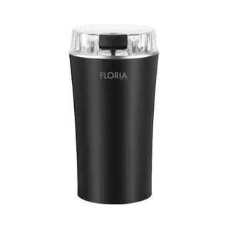 Rasnita de cafea Floria ZLN2396, Putere 350W, Capacitate 250ml, 60g, Lame din otel inoxidabil, Negru