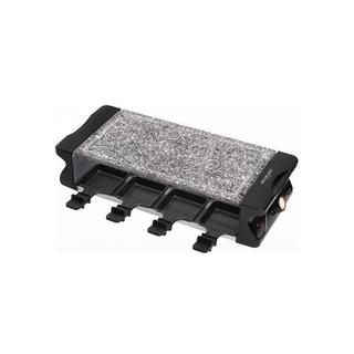 Gratar electric Raclette MICHELINO 74384, piatra naturala din granit, 1200 W, 8 tigai antiaderente, baza din otel inoxidabil