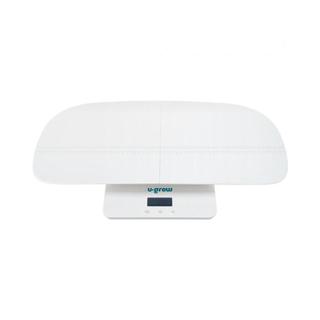 Cantar digital corporal 2in1 pentru bebe si mama, U-Grow, Display LED, blueetoth, Auto off, Functie Tara, 100kg, Alb