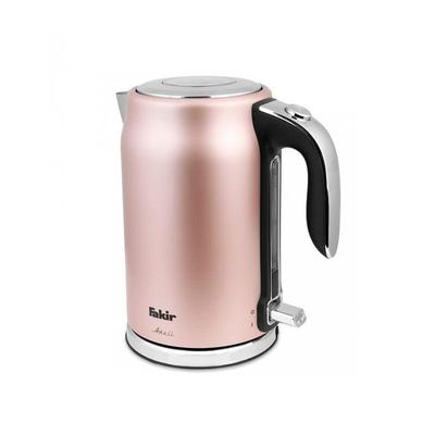 Fierbator Fakir Adell, 2200W, 1.7L, Inox, Indicator nivel apa, Roz