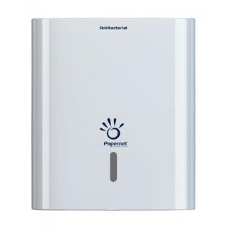 Dispenser Plastic Alb Pentru Servetele Pliate V (33,6x30x14,5 Cm), Papernet