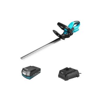 Foarfeca electrica de tuns gard viu, cu acumulator 2 Ah, incarcator 18V Li-ion, 41 cm, SAS+ALL, Dedra