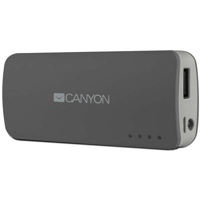 Acumulator extern Canyon, 4400 mAh, Gri inchis