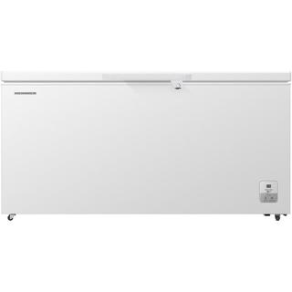 Lada frigorifica Heinner HCF-HS500EE++, 500 l, Compresor inverter, Lumina LED, Clasa E, Decongelare manuala, Alb