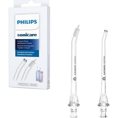 Rezerve irigator bucal Philips pentru Philips Sonicare Compact Flosser, Standard N1 si Confort N2, 2 buc