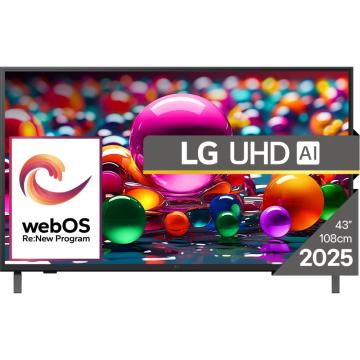Televizor LG LED 43UA74003LB, ULTRA HD 4K, Smart, HDR, 108 cm, Clasa G