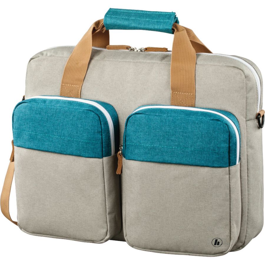 Geanta laptop Hama Florence 2, 15.6", Gri/Petrol