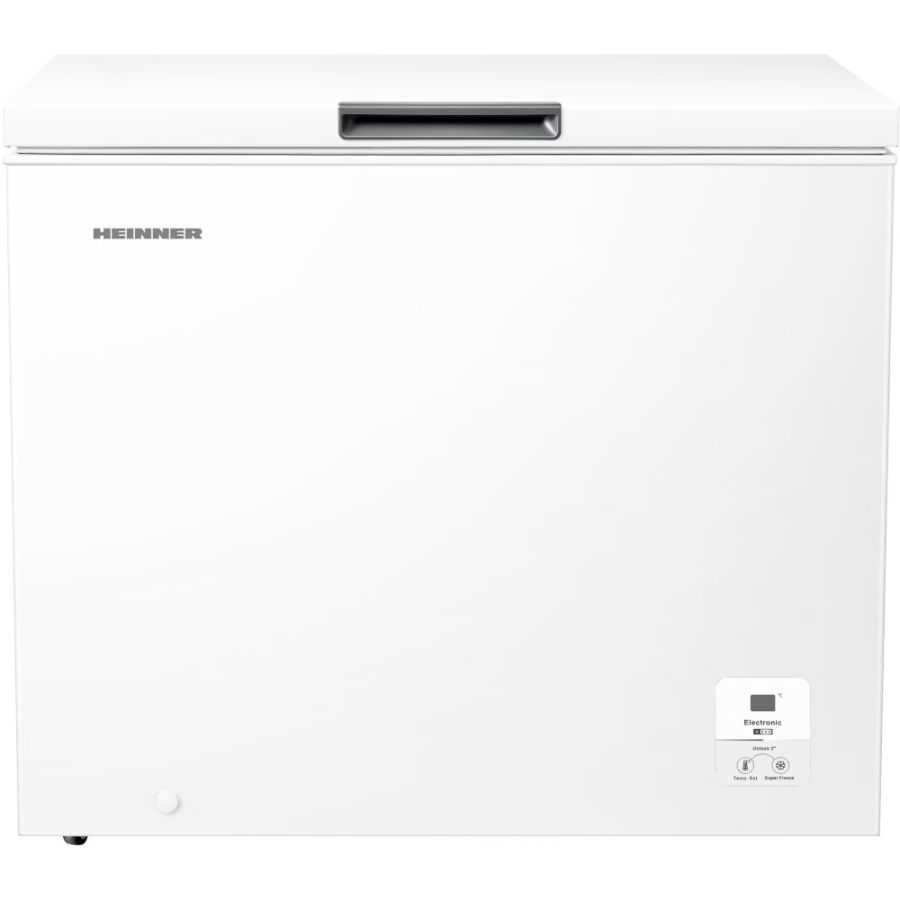 Lada frigorifica Heinner HCF-HS248EE++, 248 l, 11.2 Kg/24h, Functie super congelare, Blocare acces copii, Iluminare LED, Clasa E