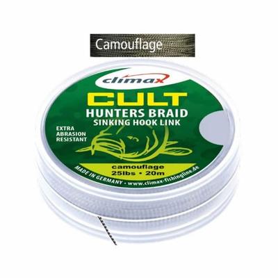 Fir Textil Climax Cult Huntersbraid Sinking Hooklink Camouflage, 20m