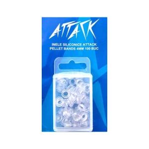 Inele Elastice Attack Pellet Bands 6mm 100 Buc