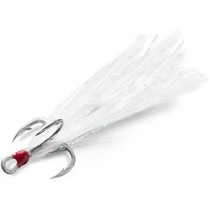 Ancora Delphin B!rd Hook Triple, Pene Albe, Nr.4, 3buc/pac