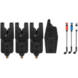 Set Avertizori Korum Kri Remote Alarm Set + Hangere, 3+1