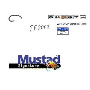 Carlig Mustad Bronz Forjat Curbat Pt. Musca Nr.12