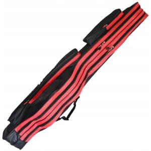 Husa Germina, 2 Compartimente, Red Black, 160cm