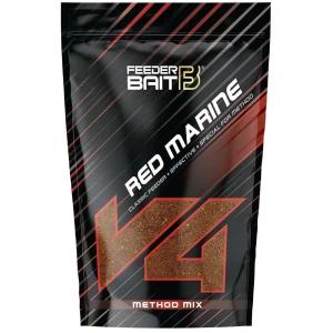 Nada Feeder Bait Method Mix V4 Feeder Bait, Red Marine, 800g