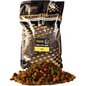 Pelete Benzar Mix Concourse Twister Pellet Mix, Liver, 800g