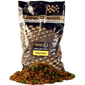 Pelete Benzar Mix Concourse Twister Pellet Mix, Marzipan Garlic, 800g