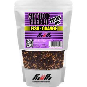 Pelete Fish Pro Method Feeder 2mm, Fish-orange, 500g
